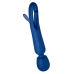Sweet Smile 2in1 Wand Intimate Device with Flicking System, Purple, 24.3cm