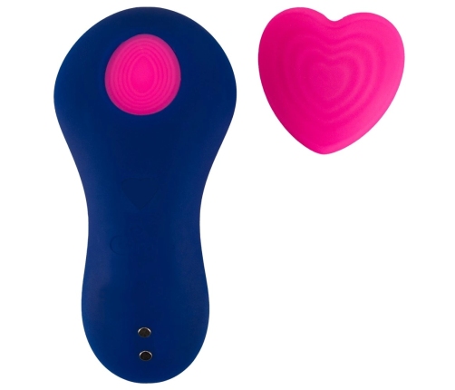 Sweet Smile RC Heart-Shaped Intimate Wearable Vibrator Pink 10cm