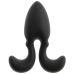 ANOS RC Vibrating Plug Flexible Arms 10 Modes Silicone Black 10.2cm