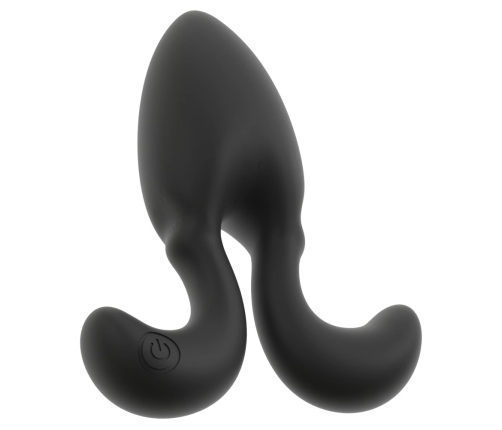 ANOS RC Vibrating Plug Flexible Arms 10 Modes Silicone Black 10.2cm