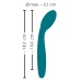 Sweet Smile Nodding Head Vibrator - 10 Modes, Waterproof, Silicone, 18.2cm