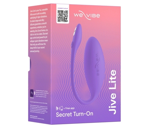 We-Vibe Jive Lite Intimate Wearable Device Purple Bluetooth App Control