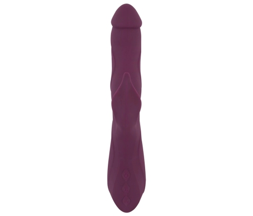 Javida 3F Vibrator Thrusting Rechargeable Silicone Dual Action 25cm