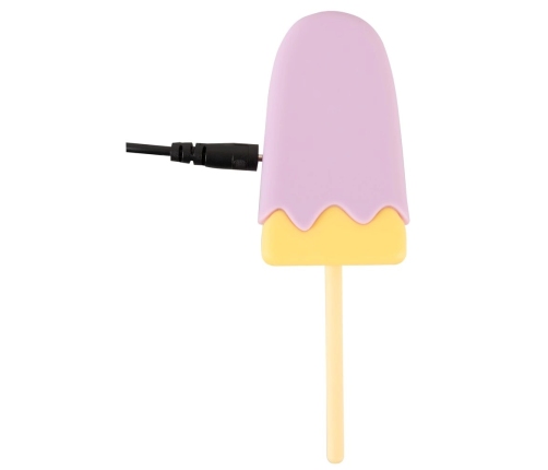 You2Toys Vibrating Popsicle Silicone Lay-On Device, 10 Modes, USB, Pink