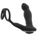Rebel RC Vibrating Plug with Moving Rings & Nodding Tip, Black, 14.5cm