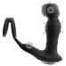 Rebel RC Vibrating Plug with Moving Rings & Nodding Tip, Black, 14.5cm