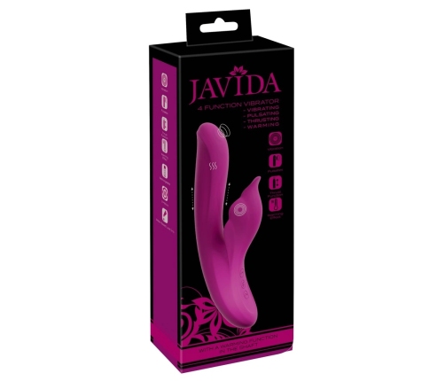 Javida 4F Vibe Heating System - Multispeed Silicone Intimate Device 24cm