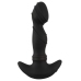 ANOS Vibrating Prostate Plug with Moving Rings, Black, 16.3 cm