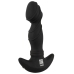 ANOS Vibrating Prostate Plug with Moving Rings, Black, 16.3 cm