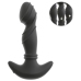 ANOS Vibrating Prostate Plug with Moving Rings, Black, 16.3 cm