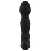 ANOS Vibrating Prostate Plug with Moving Rings, Black, 16.3 cm