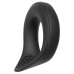 Rebel Vibrating Silicone Performance Ring Black 8.6cm Waterproof USB