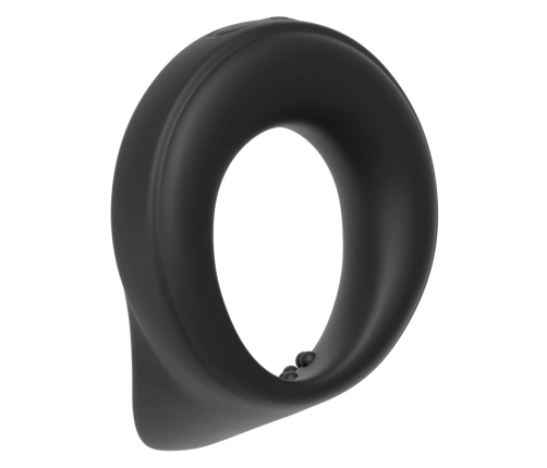 Rebel Vibrating Silicone Performance Ring Black 8.6cm Waterproof USB