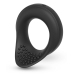 Rebel Vibrating Silicone Performance Ring Black 8.6cm Waterproof USB