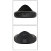 Rebel Vibrating Silicone Performance Ring Black 8.6cm Waterproof USB
