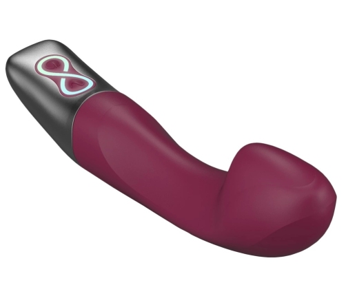 Titanz Vibrator Rubine Red - Flexible Silicone Model, 10 Modes, 19.5cm