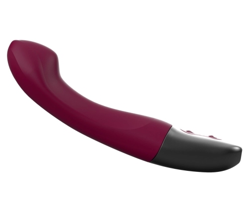 Titanz Vibrator Rubine Red - Flexible Silicone Model, 10 Modes, 19.5cm