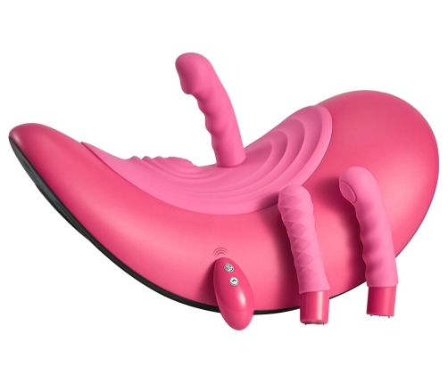 Vibepad Ride-On Intimate Machine with Remote & 3 Silicone Attachments