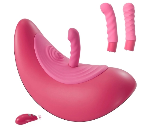 Vibepad Ride-On Intimate Machine with Remote & 3 Silicone Attachments