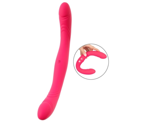 Coup!es Choice CC Dual-Ended Flexible Silicone Intimate Device 31.2cm Purple