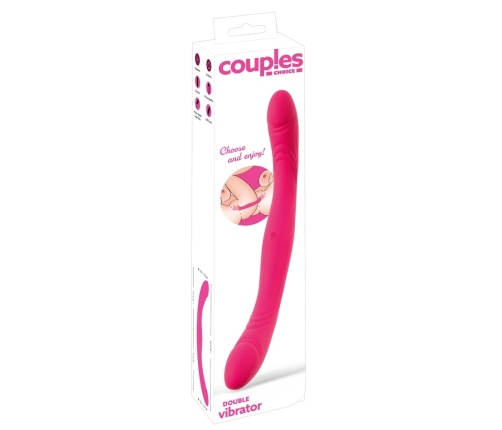 Coup!es Choice CC Dual-Ended Flexible Silicone Intimate Device 31.2cm Purple
