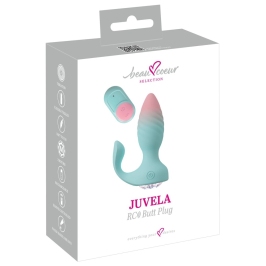 beau coeur JUVELA RC Intimate Plug with Remote Control, Pastel, 11.5cm beau coeur JUVELA RC Intimate Plug with Remote Control, Pastel, 11.5cm