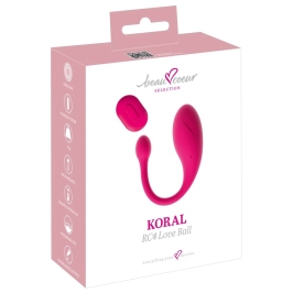 beau coeur KORAL RC Vibrating Pelvic Floor Trainer 20 cm Silicone Pink beau coeur KORAL RC Vibrating Pelvic Floor Trainer 20 cm Silicone Pink