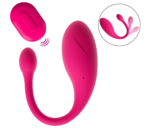 beau coeur KORAL RC Vibrating Pelvic Floor Trainer 20 cm Silicone Pink
