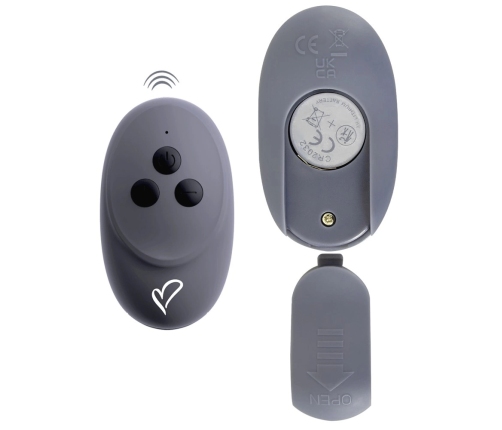 beau coeur Vylor RC Silicone Dual Motor Intimate Ring, Black, 13.5 cm