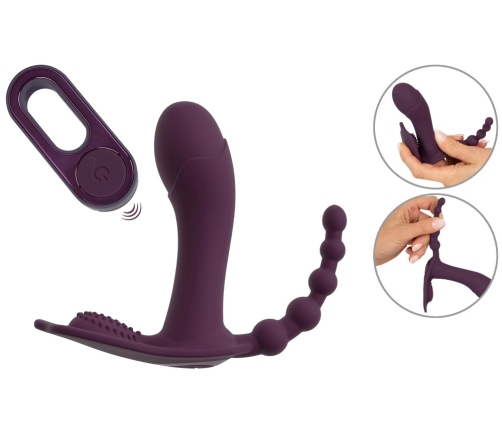 beau coeur ARIVA RC Panty Triple-Action Remote System, Black, 11.7 cm