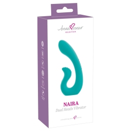 beau coeur Naira Dual Heads Vibrator Flexible Silicone Pink 17.5cm beau coeur Naira Dual Heads Vibrator Flexible Silicone Pink 17.5cm