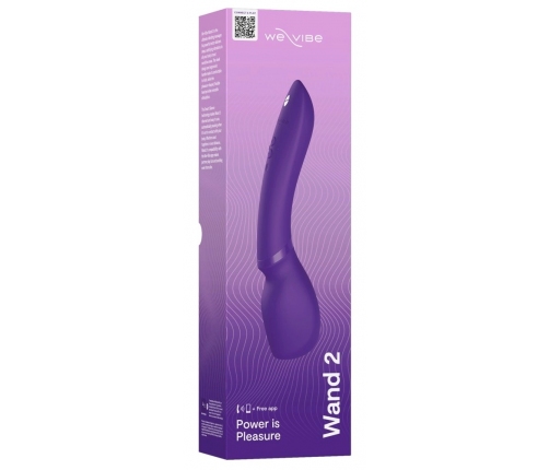 We-Vibe Wand 2 Intimate Massager, App-Controlled, Waterproof, 27.3 cm