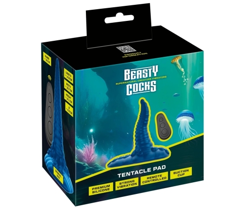 You2Toys Beasty Cocks Tentacle Pad - Metallic Silicone Intimate Device, Large