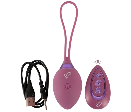beau coeur Rovana RC Intimate Training Ball Remote Control 10 Modes Pink