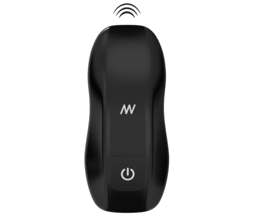 ANOS RC Vibrating Plug Set - 3 Sizes, Waterproof, Silicone, Black