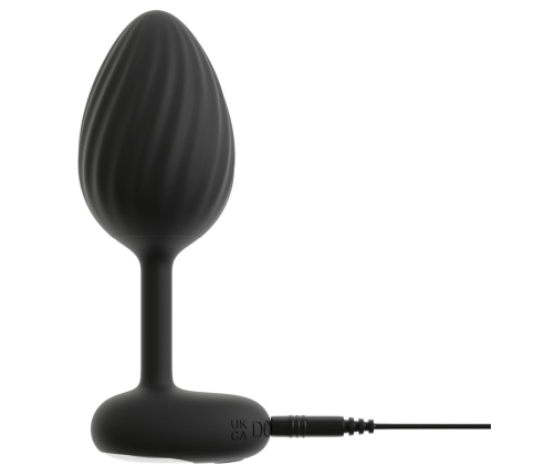 ANOS RC Vibrating Plug Set - 3 Sizes, Waterproof, Silicone, Black