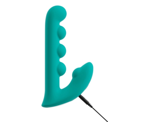 beau coeur Sylora Unique Beads Intimate Dual-Stim System, 17 cm, Violet