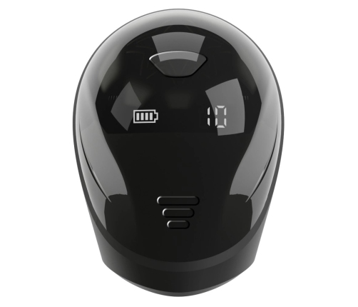 Rebel Glans Trainer Cup - Compact Vibrating System, Waterproof, Black