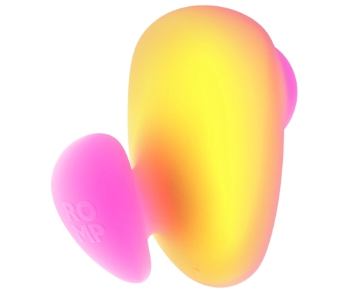 ROMP Kiss Pink Lemonade Compact Air Pulse Intimate Device Silicone