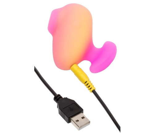 ROMP Kiss Pink Lemonade Compact Air Pulse Intimate Device Silicone