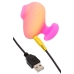 ROMP Kiss Pink Lemonade Compact Air Pulse Intimate Device Silicone