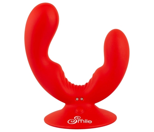 Sweet Smile Dual Vibrator Flexible Intimate System with Suction Cup Pink