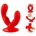 Sweet Smile Dual Vibrator Flexible Intimate System with Suction Cup Pink