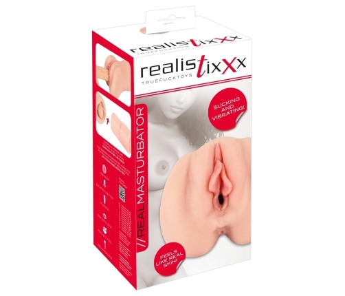 Realistixxx RealMasturbator Sucking & Vibrating Intimate Machine 21.8cm