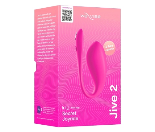 We-Vibe Jive 2 Smart Wearable Vibrating Device - Blue, Remote & App Control