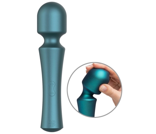 ROMP Presto Metallic Wand Massager - 10 Modes, Waterproof, 20cm