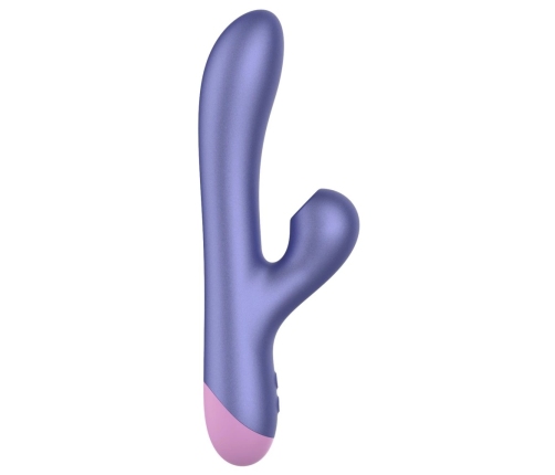 ROMP Pulse Dual Stimulation Vibrator Metallic, Waterproof, 22 cm