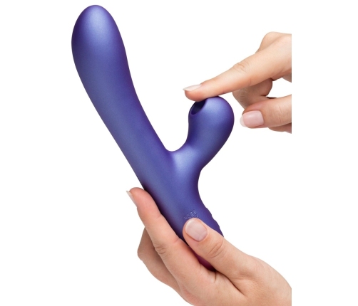 ROMP Pulse Dual Stimulation Vibrator Metallic, Waterproof, 22 cm