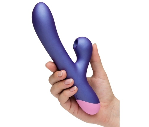 ROMP Pulse Dual Stimulation Vibrator Metallic, Waterproof, 22 cm