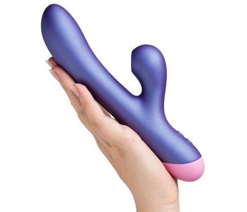 ROMP Pulse Dual Stimulation Vibrator Metallic, Waterproof, 22 cm
